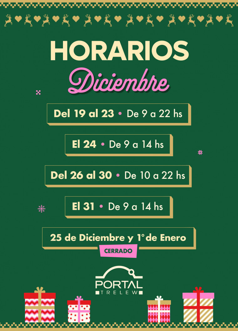 Horarios diciembre